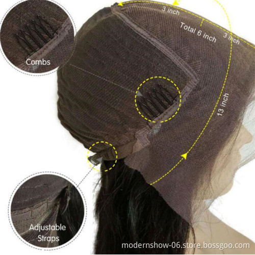 Short BOB Brazilian Virgin Hair Loose Body Wave Lace Frontal Wig BOB for Black women